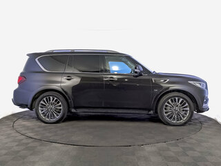 2019 Infiniti QX80 I Рестайлинг 2, чёрный, 4600000 рублей, вид 4