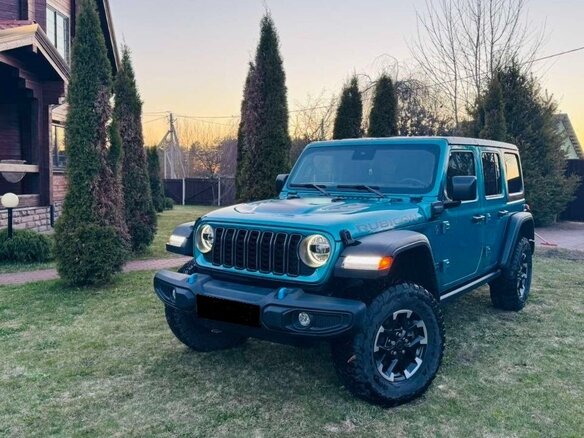 2024 Jeep Wrangler 4xe IV (JL) Рестайлинг, голубой, 6650000 рублей