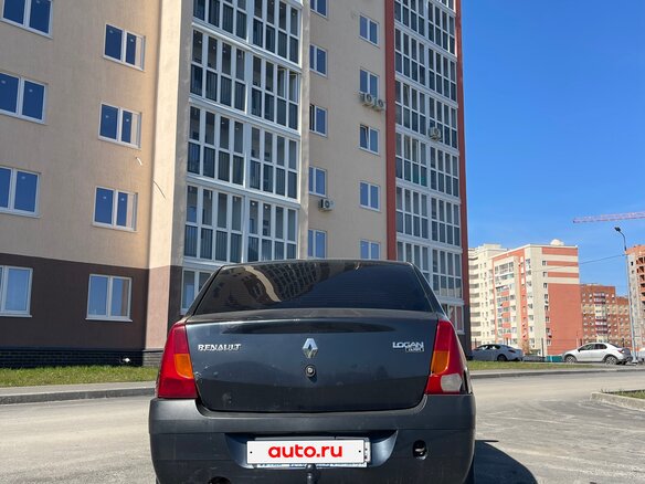 2007 Renault Logan I, серый, 150000 рублей - вид 5