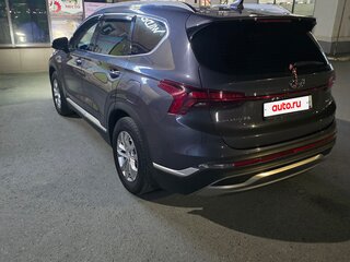 2021 Hyundai Santa Fe IV Рестайлинг, синий, 3100000 рублей, вид 4