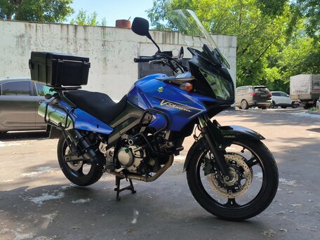 2007 Suzuki V-Strom DL 650, синий, 430000 рублей, вид 2