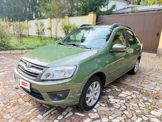 2015 Lada (ВАЗ) Granta I, зелёный, 677777 рублей, вид 4