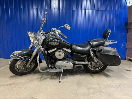 2002 Kawasaki VN1500 Vulcan, зелёный, 530000 рублей, вид 1