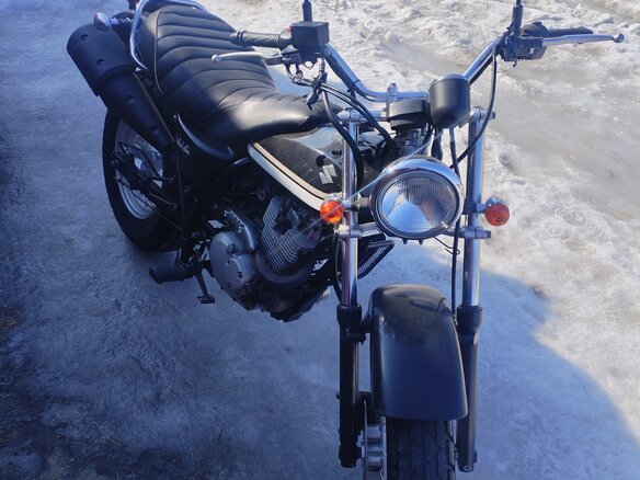 2014 Suzuki RV 200 VanVan, чёрный, 330000 рублей - вид 4