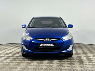 2012 Hyundai Solaris I, синий, 698900 рублей, вид 3