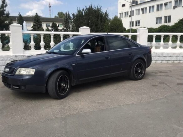 2002 Audi A6 II (C5) Рестайлинг, синий, 350000 рублей - вид 4