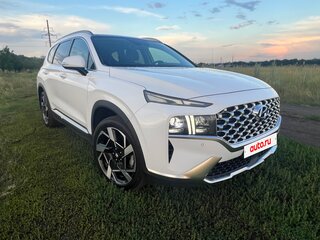 2021 Hyundai Santa Fe IV Рестайлинг, белый, 3400000 рублей, вид 1