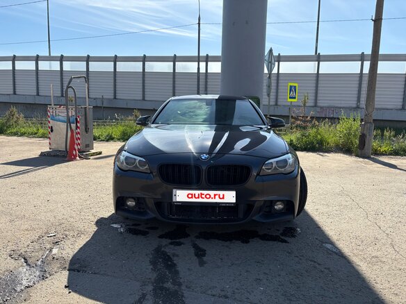 2014 BMW 5 серии 520i VI (F10/F11/F07) Рестайлинг, серый - вид 1