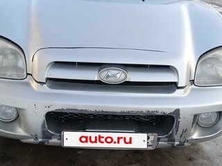 2004 Hyundai Santa Fe I, серый, 350000 рублей, вид 1