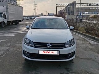 2019 Volkswagen Polo V Рестайлинг, белый, 1300000 рублей, вид 1