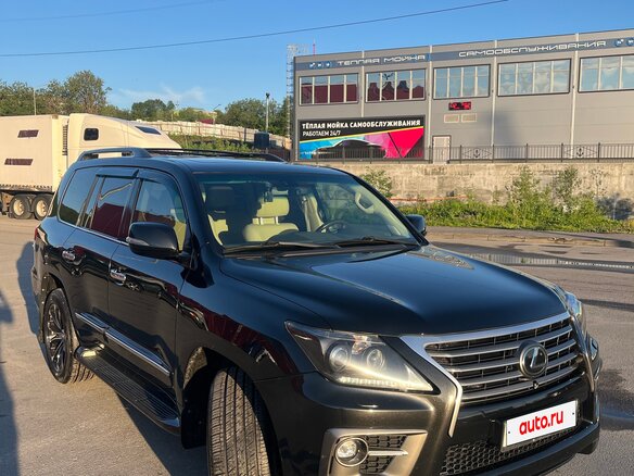 2014 Lexus LX 570 III Рестайлинг, чёрный, 5390000 рублей - вид 2