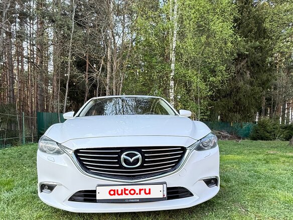 2015 Mazda 6 III (GJ) Рестайлинг, белый, 2200000 рублей - вид 2