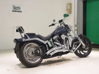 2008 Harley-Davidson Softail Custom, синий, 712000 рублей, вид 5