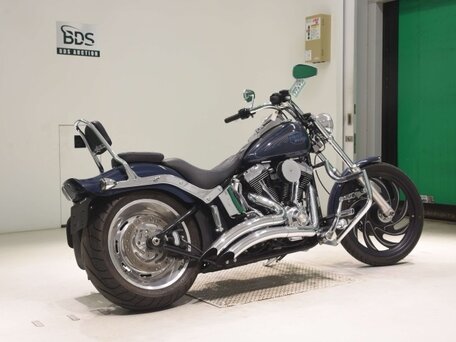 2008 Harley-Davidson Softail Custom, синий, 712000 рублей, вид 5