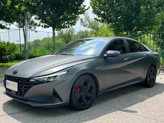 2023 Hyundai Elantra VII (CN7), чёрный, 1540000 рублей, вид 2