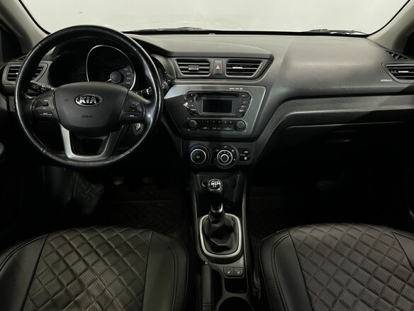 2014 Kia Rio III, коричневый - вид 8