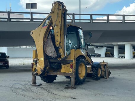 2011 Caterpillar 428, жёлтый, 3675000 рублей, вид 4