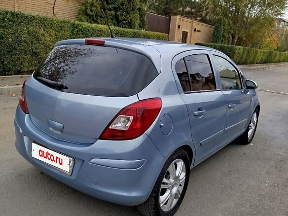 2007 Opel Corsa D, серебристый, 499000 рублей - вид 3