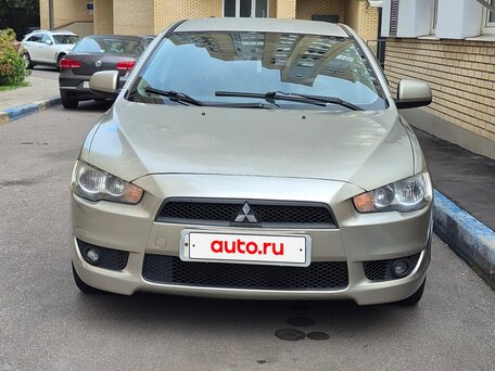2008 Mitsubishi Lancer X, бежевый, 650000 рублей, вид 2