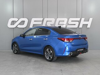 2021 Kia Rio IV Рестайлинг, синий, 1515000 рублей, вид 2