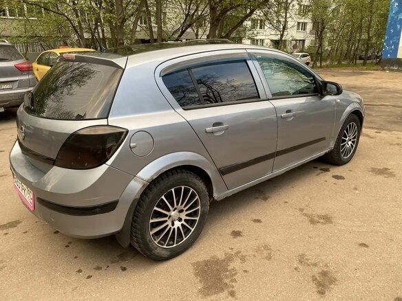 2006 Opel Astra H, серый, 370000 рублей - вид 6
