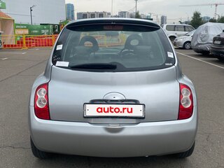 2009 Nissan March III (K12), серебристый, 415000 рублей, вид 4