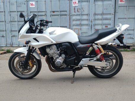 2009 Honda CB 400 Super Four, белый, 449000 рублей, вид 4