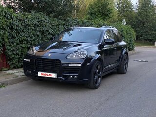 2008 Porsche Cayenne Turbo I Рестайлинг (957), чёрный, 1850000 рублей, вид 2