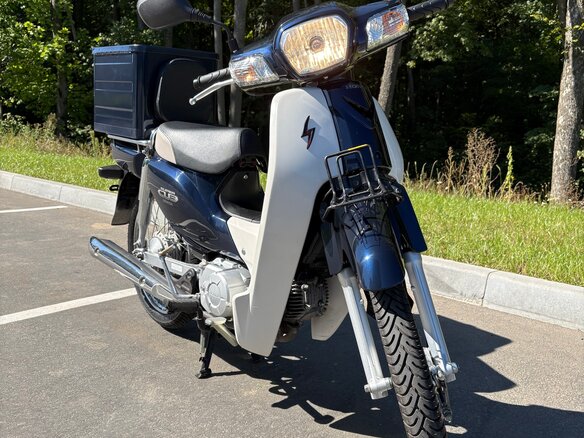 2017 Honda Super Cub, синий, 142000 рублей