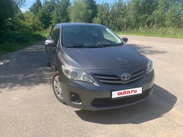 2011 Toyota Corolla X (E140, E150) Рестайлинг, серый, 795000 рублей - вид 2