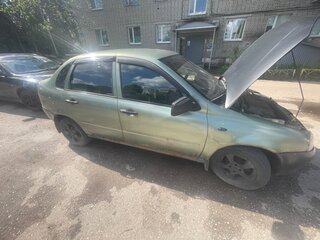 2008 Lada (ВАЗ) Kalina I, зелёный, 130000 рублей, вид 3