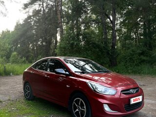 2011 Hyundai Solaris I, красный, 600000 рублей, вид 1