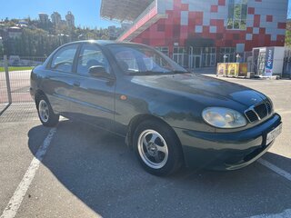 1998 Daewoo Lanos, зелёный, 310000 рублей, вид 1