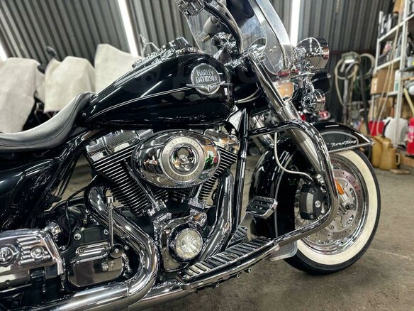2009 Harley-Davidson Road King, чёрный, 990000 рублей - вид 14