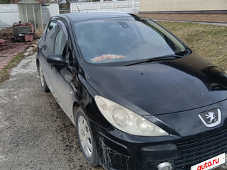 2007 Peugeot 307 I Рестайлинг, чёрный, 300000 рублей, вид 2