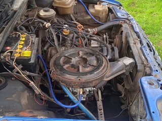 1986 Audi 80 IV (B3), синий, 160000 рублей, вид 2