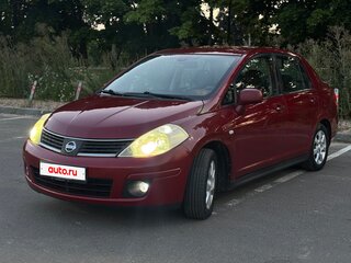 2008 Nissan Tiida I, красный, 485000 рублей, вид 2