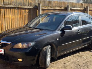 2007 Mazda 3 I (BK) Рестайлинг, чёрный, 410000 рублей, вид 2