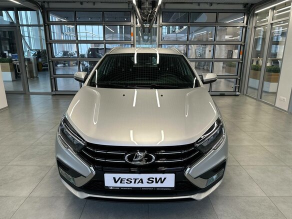 2026 Lada (ВАЗ) Vesta SW I Рестайлинг (NG), серебристый - вид 1
