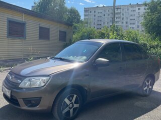 2015 Lada (ВАЗ) Granta I, коричневый, 420000 рублей, вид 1