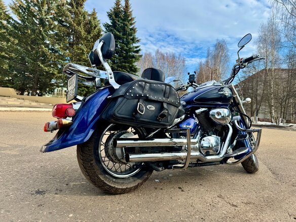 2006 Suzuki Boulevard C50, синий, 550000 рублей - вид 17