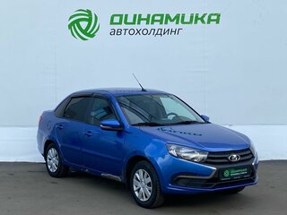 2018 Lada (ВАЗ) Granta I Рестайлинг, синий, 425000 рублей, вид 2