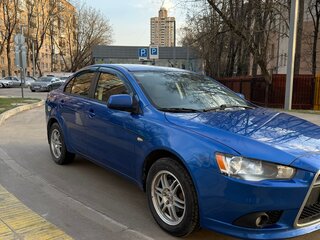 2012 Mitsubishi Lancer X Рестайлинг, синий, 850000 рублей, вид 1