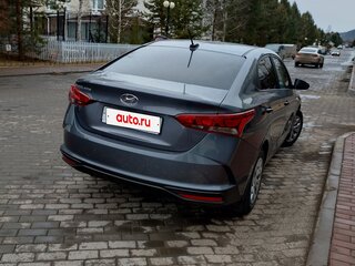 2021 Hyundai Solaris II Рестайлинг, серый, 1850000 рублей, вид 3