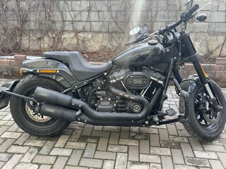 2022 Harley-Davidson Fat Bob, чёрный, 1830000 рублей, вид 2