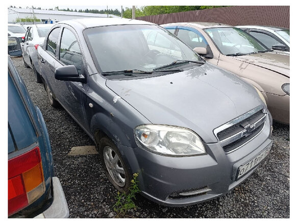 2011 Chevrolet Aveo I Рестайлинг, серый, 200000 рублей - вид 1