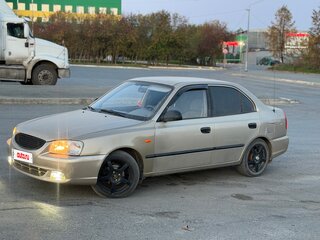 2004 Hyundai Accent ТагАЗ II, бежевый, 305000 рублей, вид 4