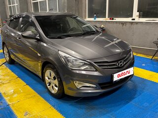 2015 Hyundai Solaris I Рестайлинг, серый, 948000 рублей, вид 2