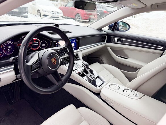 2022 Porsche Panamera 4 II Рестайлинг, синий, 12900000 рублей - вид 7