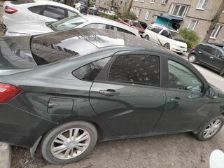 2016 Lada (ВАЗ) Vesta I, зелёный, 635000 рублей, вид 3